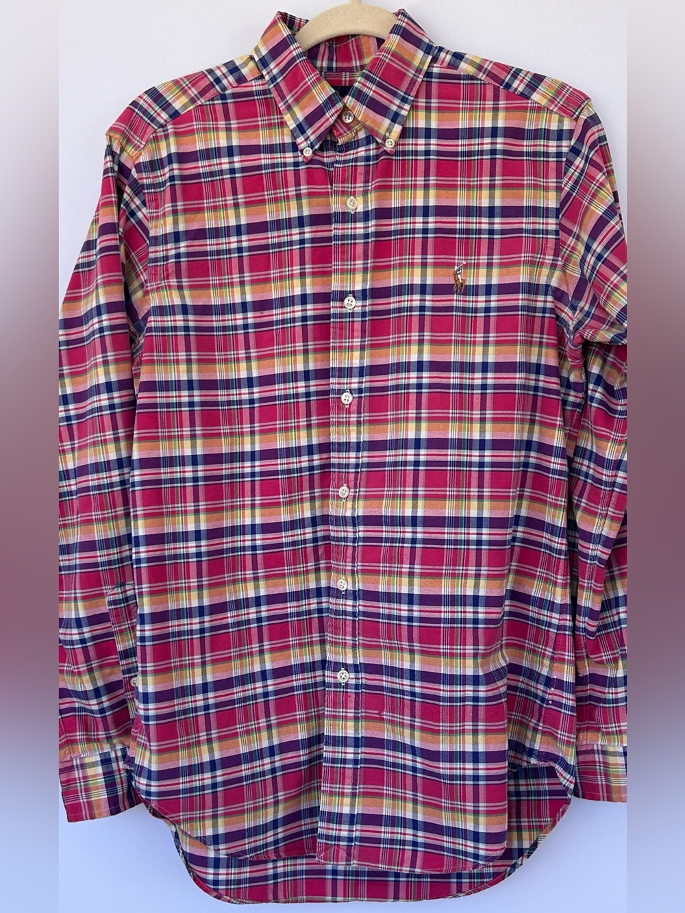 Ralph Lauren Men’s Oxford Button Down Shirt Long Sleeved Classic Fit Size Small